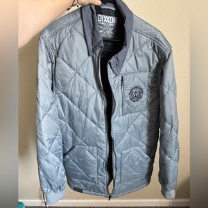 DIXXON MENS DIAMOND STITCH QUILTED JACKET
